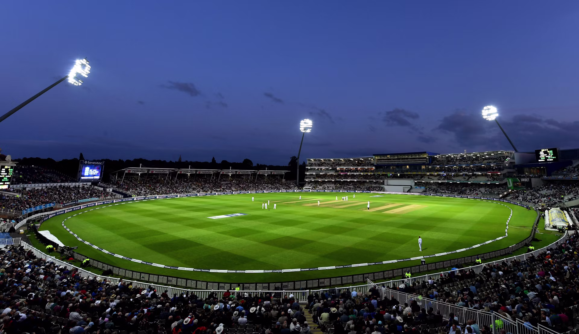 Stadium Crowd at Night
